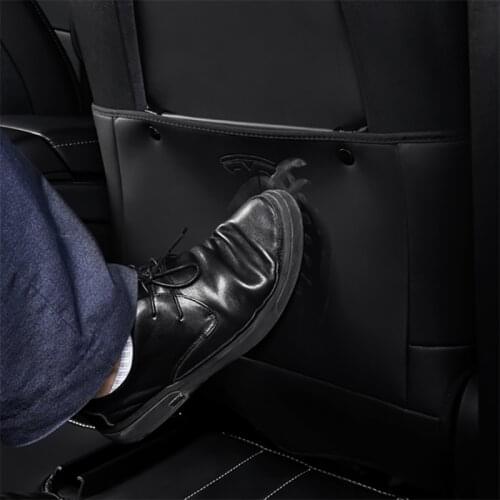 Car Seat Anti-kick Pad Anti-dirty Pad Protective Mat for Tesla Model 3 Car Seat Back Anti-kick Pad