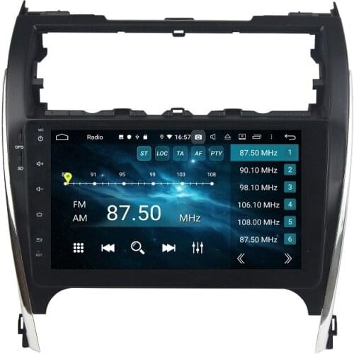 10.1" 6 Core Android 9.0 PX6 Car Multimedia Player For Toyota CAMRY 2012-2017 Car Radio 2 Din 4G+64G Car Audio DSP Stereo