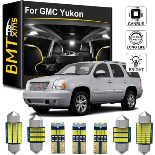 BMTxms Canbus Car LED Interior Map Dome Light For GMC Yukon GMT400 GMT800 GMT900 XL Hybrid 1992-2020 Auto Accessories