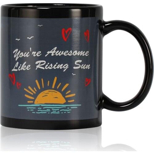 Unicorn Coffee Cup heat sensitive Magic Color Changing Mug 320ml Creative Ceramic Tea Milk Vegeta Cup Drinkware Gift for Friends