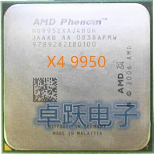 AMD Phenom X4 9950 2.6 GHz Quad-Core CPU Processor Socket AM2+ free shipping