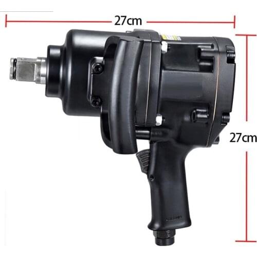 1",1800--5800N.M air Impact torque wrench, heavy duty pneumatic spanner tool auto truck car tire install dismantle industrial