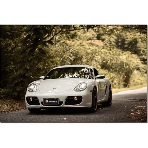 Cayman S Car Photo Wall Art Posters and Prints Canvas Painting Wall Picture For Living Home Decor