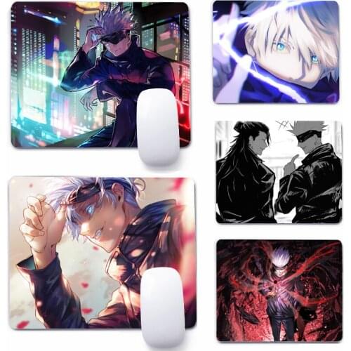 Satoru Gojo Jujutsu Kaisen Mouse Pad Deskpad Gaming Writing Desk Mat Keyboard Mats For Office Home Computer Mousepad