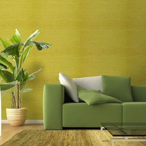 MYWIND Lemon Orange Spring season Sisal Grasscloth Wallpaper For Home Dector