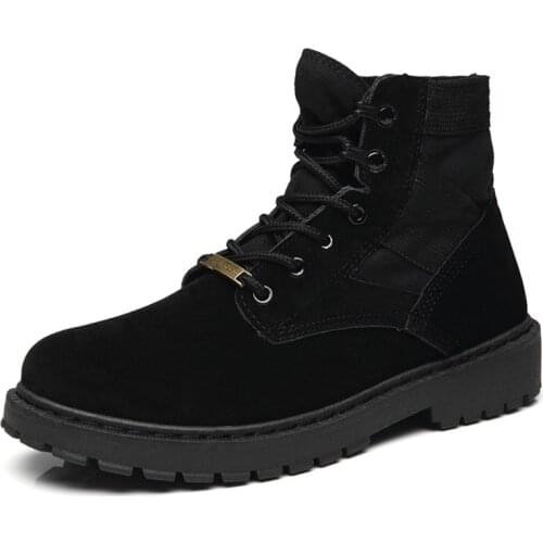 New Autumn Winter Military Boots Outdoor Male Hiking Boots Men Desert Combat Ankle Boots Zapato Tenis De Seguridad Mujer