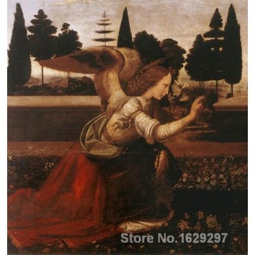 Annunciation by Leonardo Da Vinci paintings For sale Home Decor Hand painted High quality