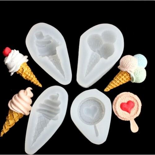 Sweet Tube Ice Cream Silicone Mold for Fondant Cake Decor, Cupcakes, Sugarcraft, Cookies, Candies, Cards and Clay Bakeware Tools