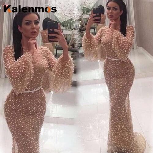 Skinny Sexy Long Dress Women O Neck Empire Floor-Length Wedding Hotel Prom Party Night Elegant Fashion Long Puff Sleeve Dresses