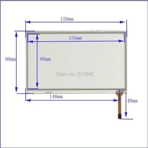 ZhiYuSun New 7 Inch Touch Screen 159mm*99mm for 7GPS GLASS 159*99 for tble compatible XWT336 for soling gps touch