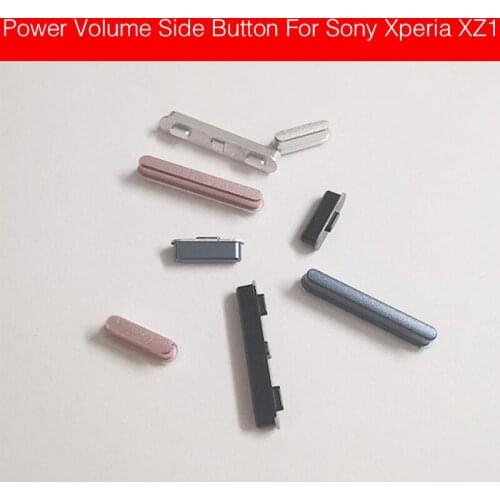 1 Set Power & Volume Keypads For Sony Xperia XZ1 Up/Down Volume Power Switch Side Buttons Phone Repair Replacement Parts