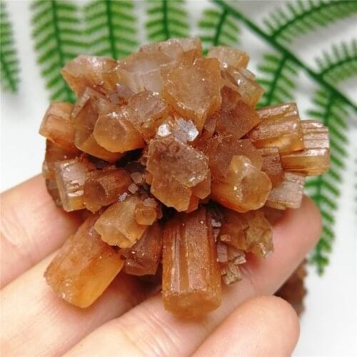 1pc Natural Rare Red Aragonite Quartz Mineral Crystal Cluster Shape Rough Stone Cluster Nepheline Specimen Healing