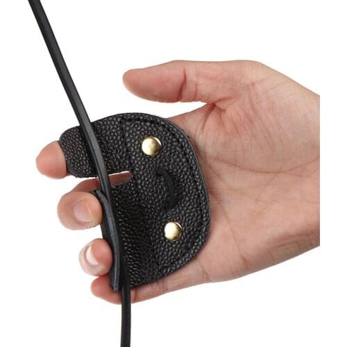 1pc Archery 3 Finger Guard Shoot Gloves Arrow Bow Hunting Shooting Recurve Bow Finger Support Protector