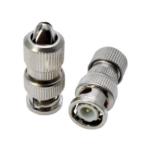 10pcs BNC Male Coax Cabling for CCTV Camera Security System Surveillance System Connector Adapter