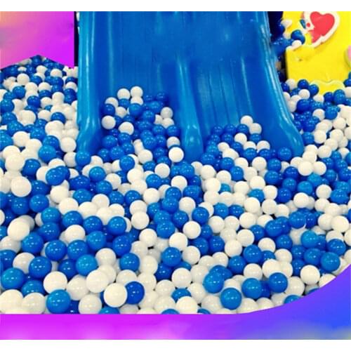 10pcs/lot Baby Safety Blue And White Ball Toys Ocean Soft Balls for The Pool Baby Swim Toy Stress Air Ball Kids Outdoor Sports