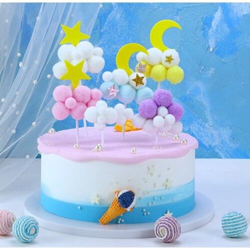 10Pcs/Lot Birthday Cake festive Dessert Plugin Toppers Happy Birthday Party Supplies Cake Decorations Promotional Items Wholesal