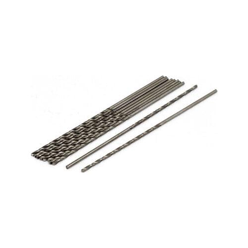 1.8mm Dia 100mm Length HSS Straight Shank Twist Drill Bit Drilling Tool 10pcs