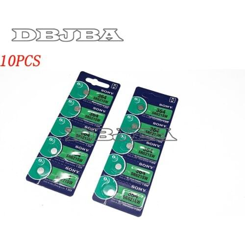 10X RETAIL LONG LASTING 364 SR621SW V364 SR60 SR621 AG1 Watch Battery Button Coin Cell MADE IN JAPAN 100% Original Brand