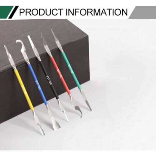 5 in 1 High Quality Mobile Phone Motherboard BGA Chip Remove Repair Tool Pry IC Chip CPU Remover Glue Cleaner