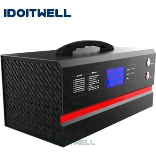 Automatic 72V 30A battery pack charger Customized 30A 72V battery charger lcd display can bus control battery charger with pfc