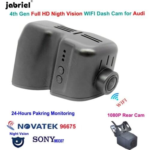 Full HD Night Vision Car Dvr Dash Cam 24H for audi a5 a6 a7 a1 a3 a4 a8 for audi q5 q7 q3 rs3 rs4 rs5 rs6 rs7 s3 s4 s5 s6 s7 s8