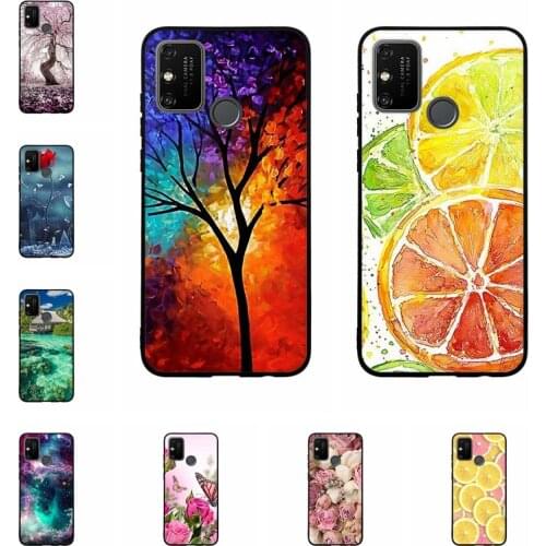 Case For HONOR 9A Case 6.3" Soft TPU Silicone Phone Cover For Huawei Honor 9A 9 A MOA-LX9N Back Bag Protective Coque Funda Shell