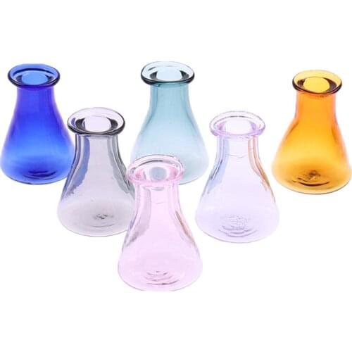 1:12 Doll House Flowerpot Vase Glass Teapot Basin DIY Furniture Toys Dollhouse Miniature Accessories