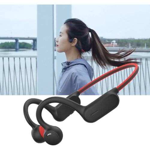 Lightweight Wireless Headset Sweatproof Low Power Consumption Powerful Bone Conduction Bluetooth-compatible Headset