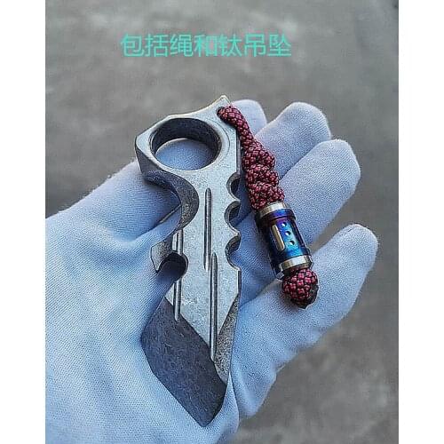 Mack walker Multi EDC Tools Titanium Alloy Pocket PryBar Tool Kit with Bottle Opener for Camping and Daily Use