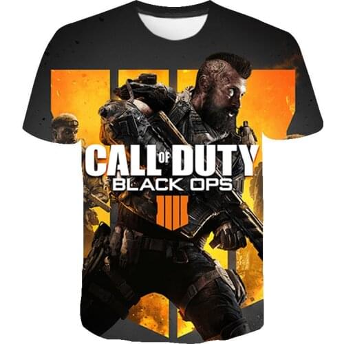 Fashion Call Of Duty Cool 3D Printed T Shirt Summer Style Men Women Children Short Sleeve Boy Girl Kids Casual Cool Tops Tee