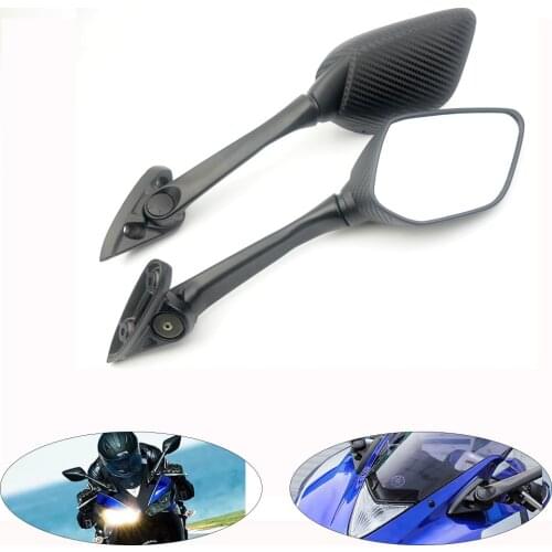 Motorcycle Mirrors Scooter Side Rear View Mirror Rearview Mirror Carbon Fiber For Yamaha YZF R3 R25 2013 2014 2015 2016 2017