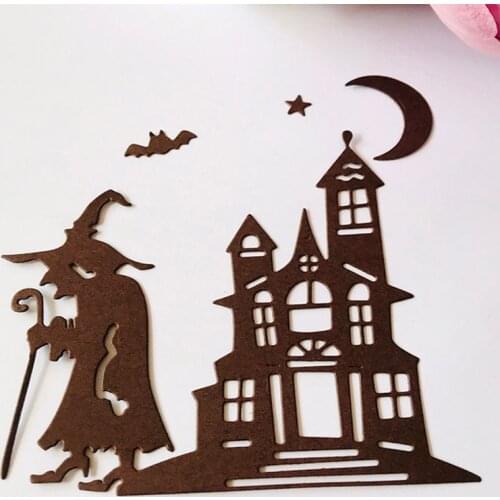 2020 New Happy Halloween Dies Metal Cutting Dies Embossing Stencil For DIY Scrapbooking Decor Album Paper Card Making Craft Dies