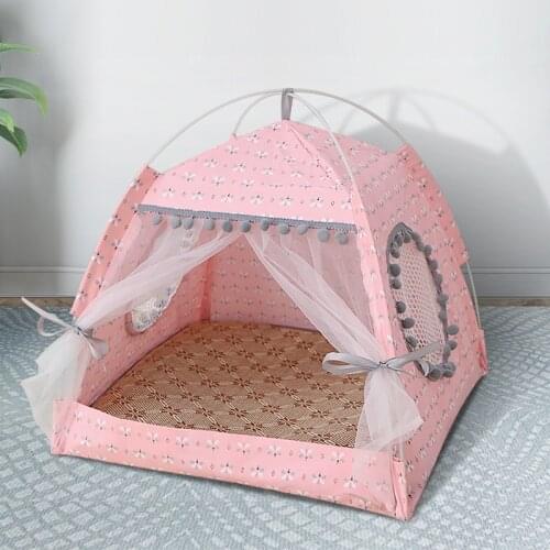 Tent House Cat House Dog House Four Seasons General Pet House Small Dog Teddy Bed Pet Supplies Summer Dog House