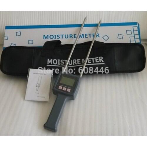 Professional Multifunction Moisture tester Meter for Coal Wood Sawdust Powder Bran Straw grain fibre materials hygrometer