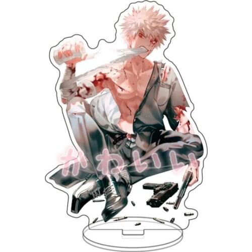 Anime My Hero Academia Midoriya Izuku Bakugou Katsuki Shigaraki Acrylic Stand Figure Desk Decor Collection Model Toy Doll Gift