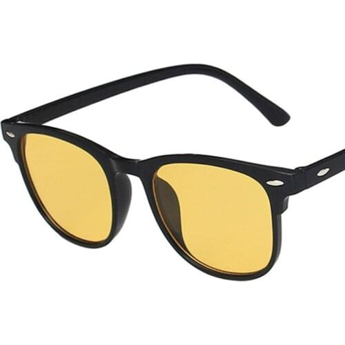 Rivet Square Frame Women Men Sunglasses Purple Red Lens UV400 Eye Protection Girl Sexy Ladies Fashion Outdoor Eyewear