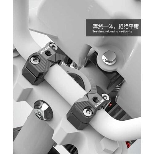 Universal 22mm/28mm Handlebar Diameter Motorcycle Modified Parts Off-road Faucet Handlebar Heighten device