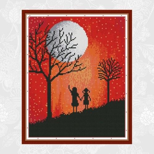 Cross Stitching Pattern 'Inherited' 14CT 11CT Printed Canvas Embroidery DMC Counted Fabric Cross-stitch DIY Handmade Needlework