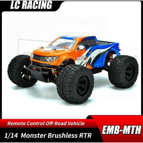 1/14 4WD 2.4G LC RACING EMB-MTH Monster Bigfoot RC Electric Brushless RTR Remote Control Model Car Buggy Off-road Vehicle Gifts
