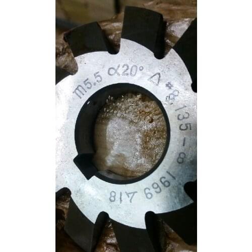 1PC Sold separately Module 5.5 PA20 Bore32 1#2#3#4#5#6#7#8# Involute Gear Cutters M5.5