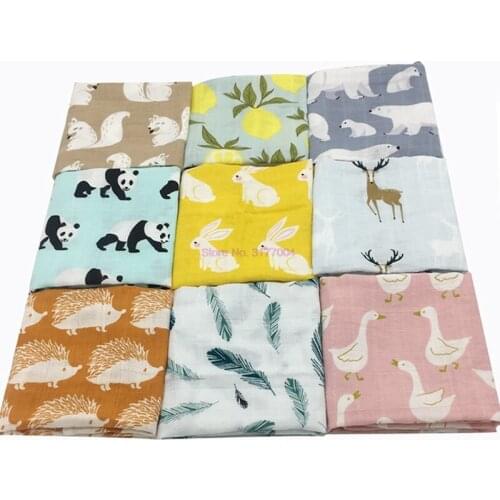 100pcs,New Baby Blankets Newborn Soft Organic Cotton Baby Blanket Muslin Swaddle Wrap Feeding Burp Cloth Towel Scarf Baby Stuff