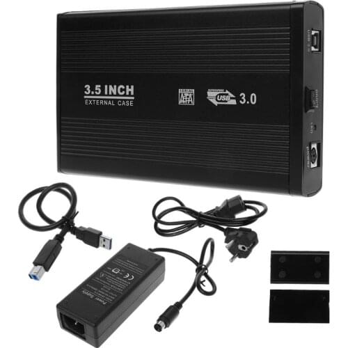 3.5" HDD External Case Hard Disk Driver Enclosure USB2.0 USB3.0 SATA Storage Box G6DC