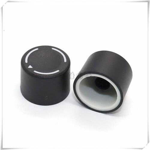 5 Pieces Plastic Flower Shaft Knob Diameter 20mm Height 15mm Potentiometer Encoder Knob Gear Shaped Inner Hole 6mm