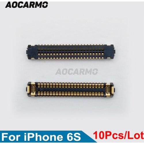 Aocarmo 10Pcs/Lot For iPhone 6S 4.7" On Motherboard LCD Screen Touch Digitizer FPC Connector J4200