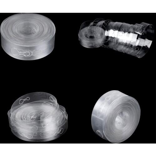 5M Balloons Accessories Balloon Chain PVC Wedding Birtay Party Backdrop Decor Balloon Chain Arch Clips Decor Supplies