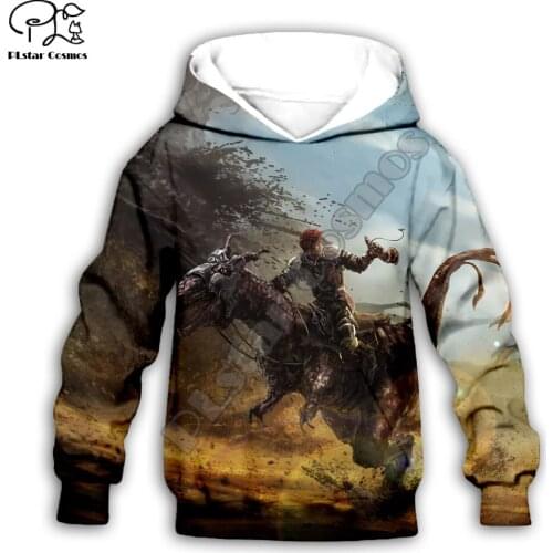 Kids Baby Boy Girl Toddlers anime dinosaur print 3d Hoodies Cartoon Tracksuit Children wear Set Cute Sweatshirts -23