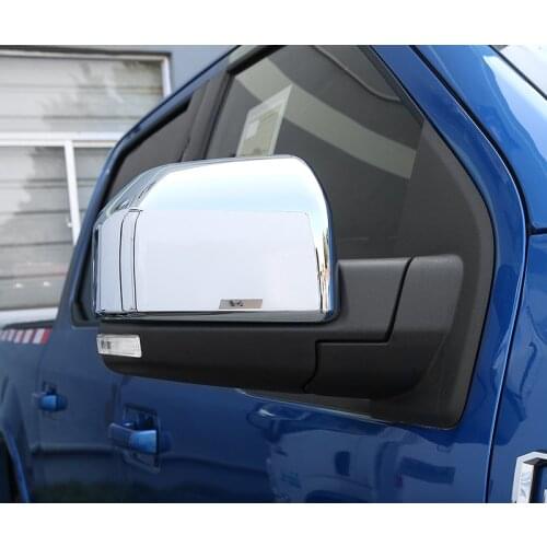 For Ford F150 RAPTOR 2017 2018 2019 Side Wing Mirror Cover Reaview Overlay Rear View Garnish Trim Car Styling Accessories