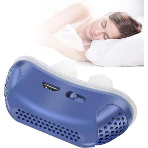 Electric Anti-snoring Device Household Silicone Anti Snore Nose Clip Nasal Dilator Professional Sleep Aid Unisex