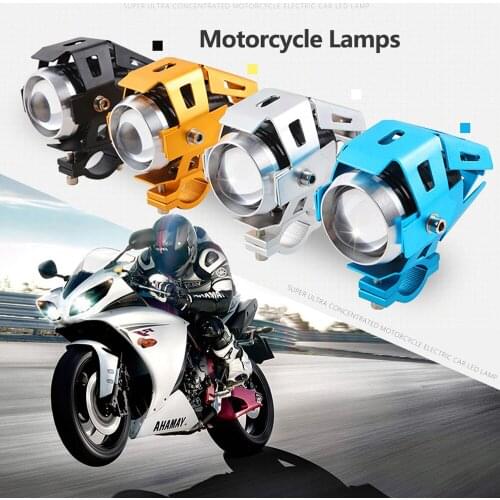 12v U5 Motorcycle Headlights Auxiliary Working Lamp Led Super Brighter Motorbike Spotlight Head Lamp Spot Fog Lights