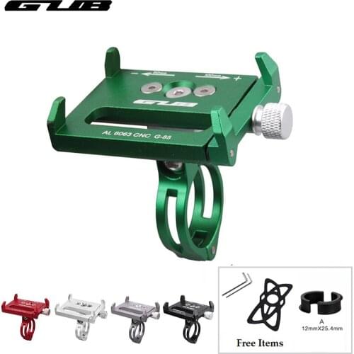 GUB G-85 Bicycle Handlebar Phone Holder Cycling Universal Phone GPS Support Motorcycle 3.5 to 6.2 Inches Smartphone Bracket